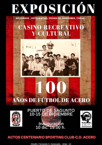 Cartel Exposición 100 Años Acerodentro