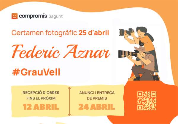 Compromís per Sagunt entrega el 24 de abril los premios del certamen fotográfico Federic Aznar
